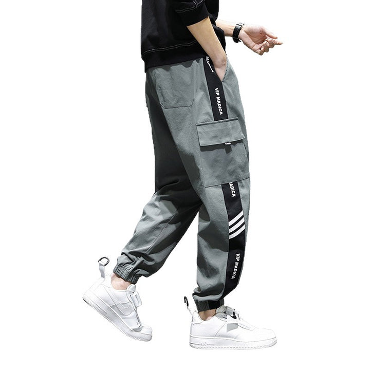 Herren Cargo-Hose mit seitlichen Taschen und elastischem Bund Echo Archiv