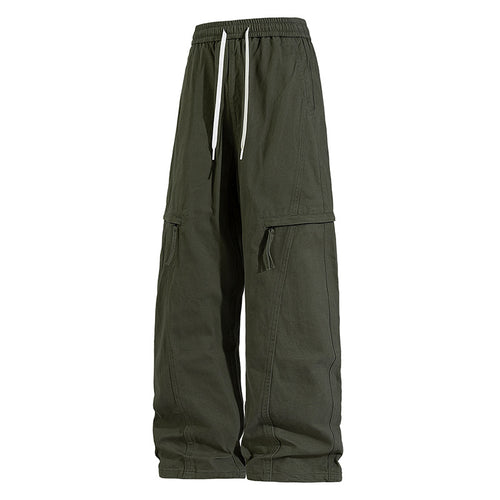 Herren Weite Cargo-Jogginghose im Baggy‑Schnitt mit Kordelbund & Mehrfachtaschen Echoarchiv