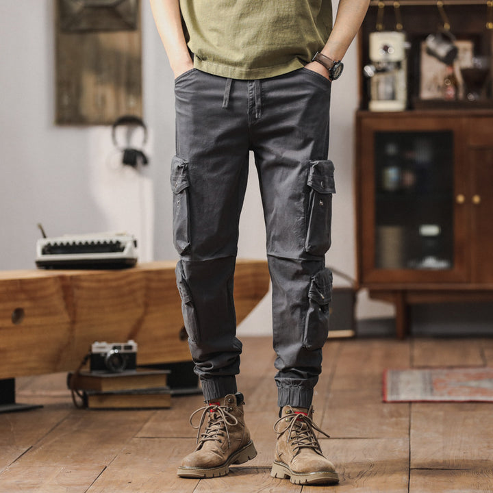 Herren Multifunktions-Cargo-Jogger mit abnehmbaren Kniepanelen, Utility-Taschen und elastischem Saum Echo Archiv