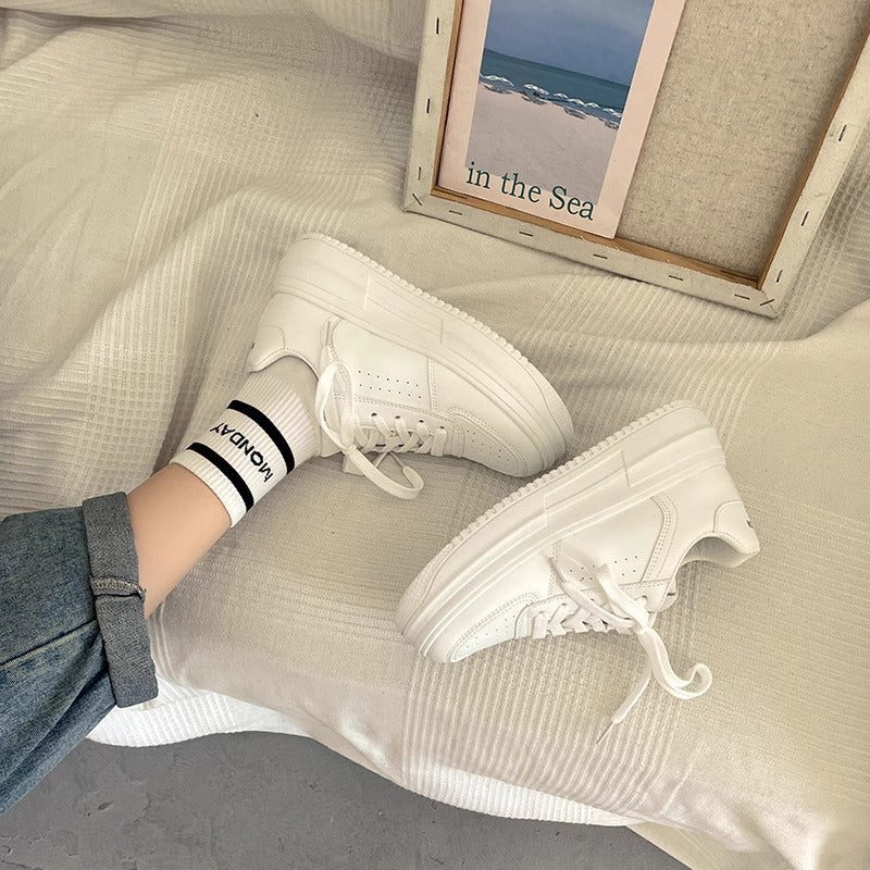 Damen Modische Plateau Sneakers mit komfortablem Rückenschutz Echo Archiv