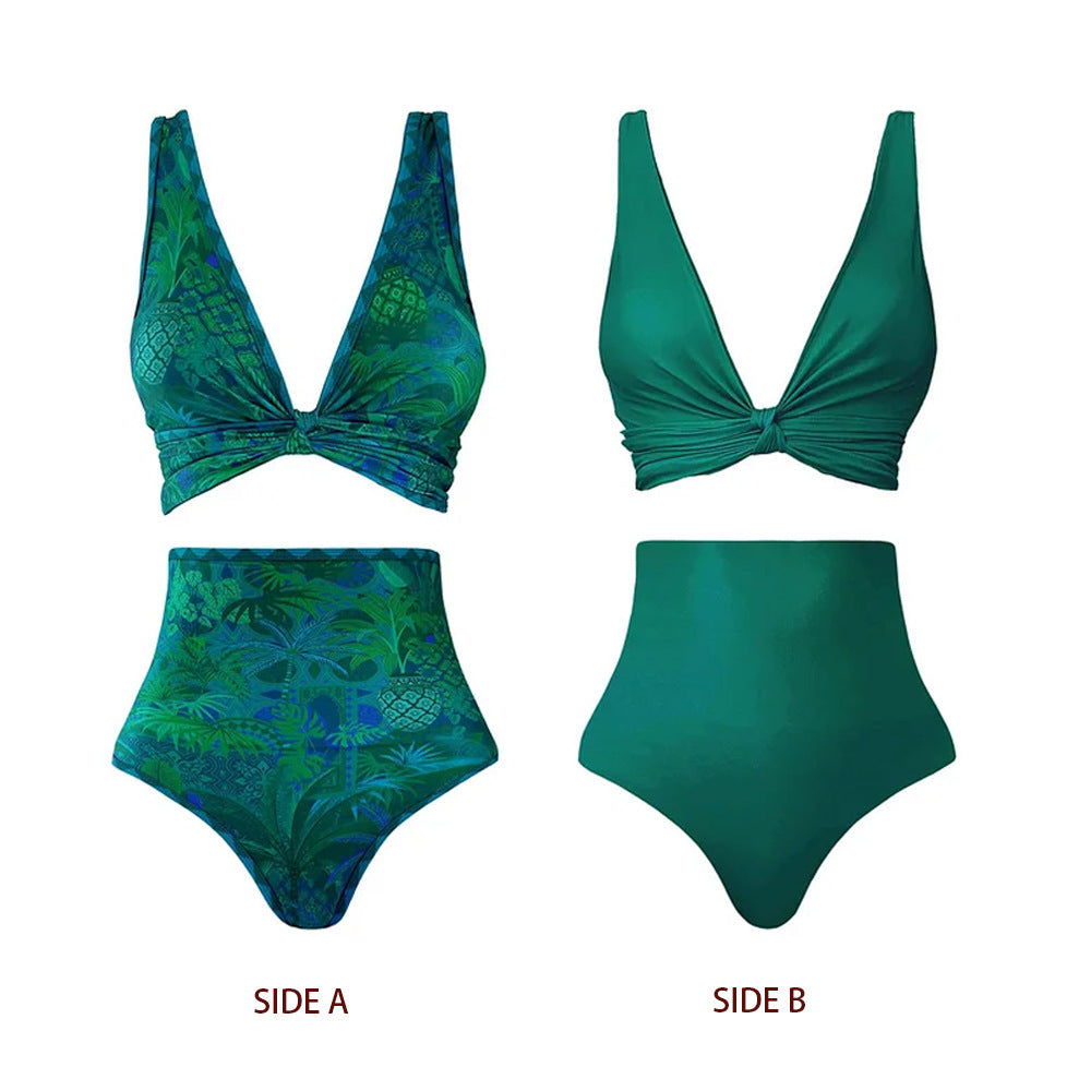 Damen Buntes Bikini-Set Echo Archiv
