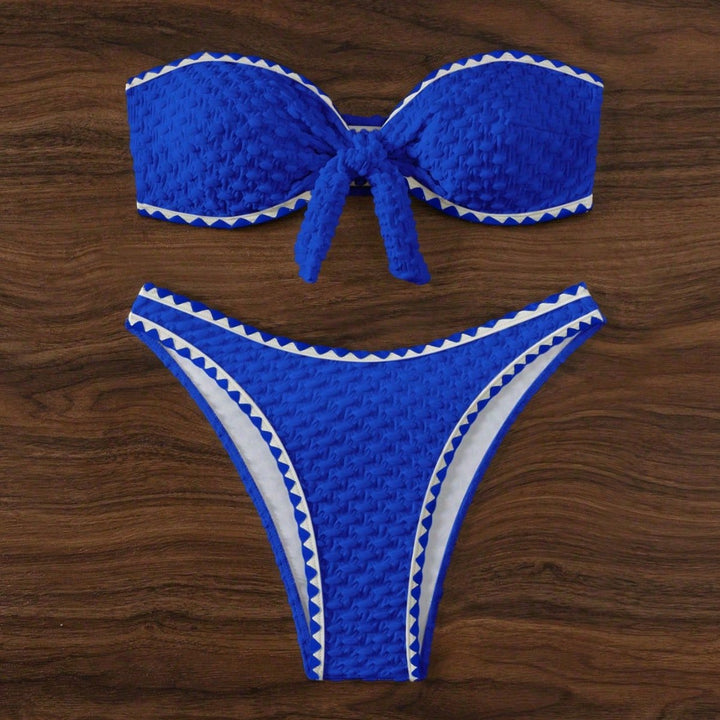 Damen Bandeau Bikinis mit einzigartiger Struktur Echo Archiv