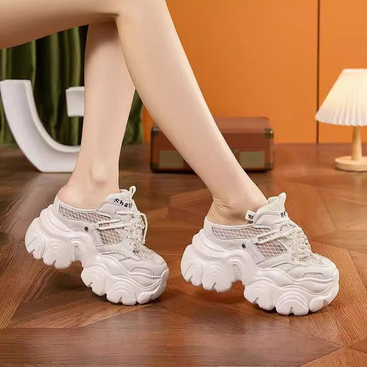 Damen Sportliche Chunky Sneakers Echo Archiv