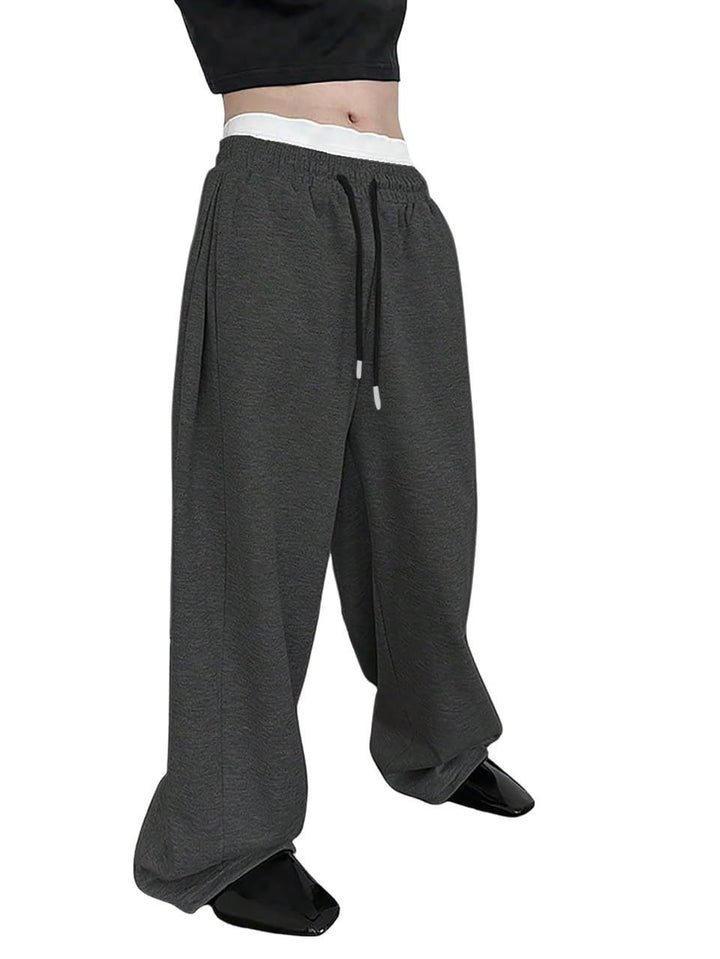 Unisex nan lässige Oversize Jogginghose mit elastischem Bund und Kordelzug Echo Archiv