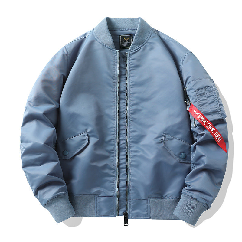 Herren Camouflage-Bomberjacke im Fliegerstil mit Mehrfach-Taschen und Strickbündchen Echoarchiv