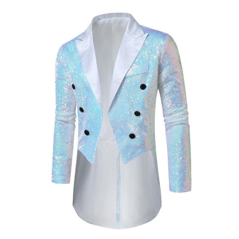 Herren Glitzernder Smoking-Blazer Echoarchiv