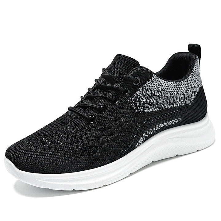 Damen nan atmungsaktive Strick-Walking-Sneaker mit sockenähnlichem Schaft, gepolsterter Fersenstütze und flexibler Leichtlaufsohle Echo Archiv