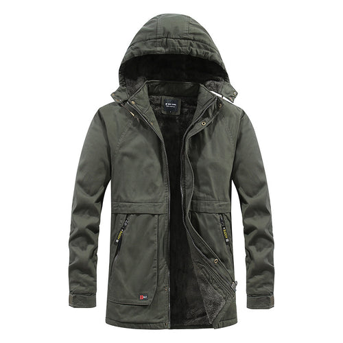 Herren Urbaner Fieldparka mit durchgehendem Teddyfleece‑Futter und Mehrfachtaschen Echo Archiv