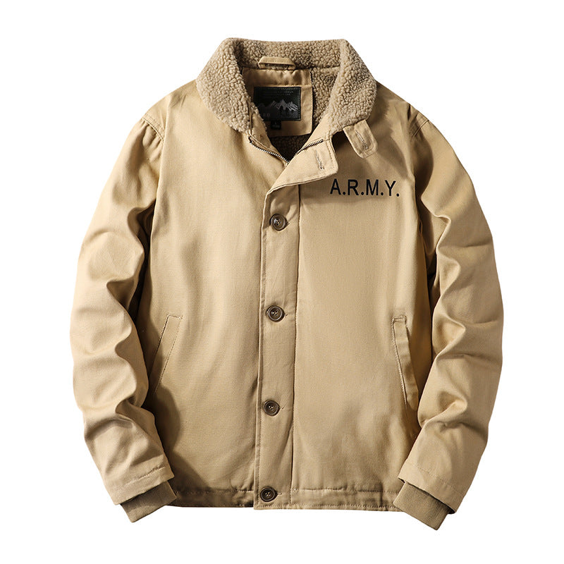 Herren Jacke mit warmem Innenfutter und stylischem Kragen Echoarchiv