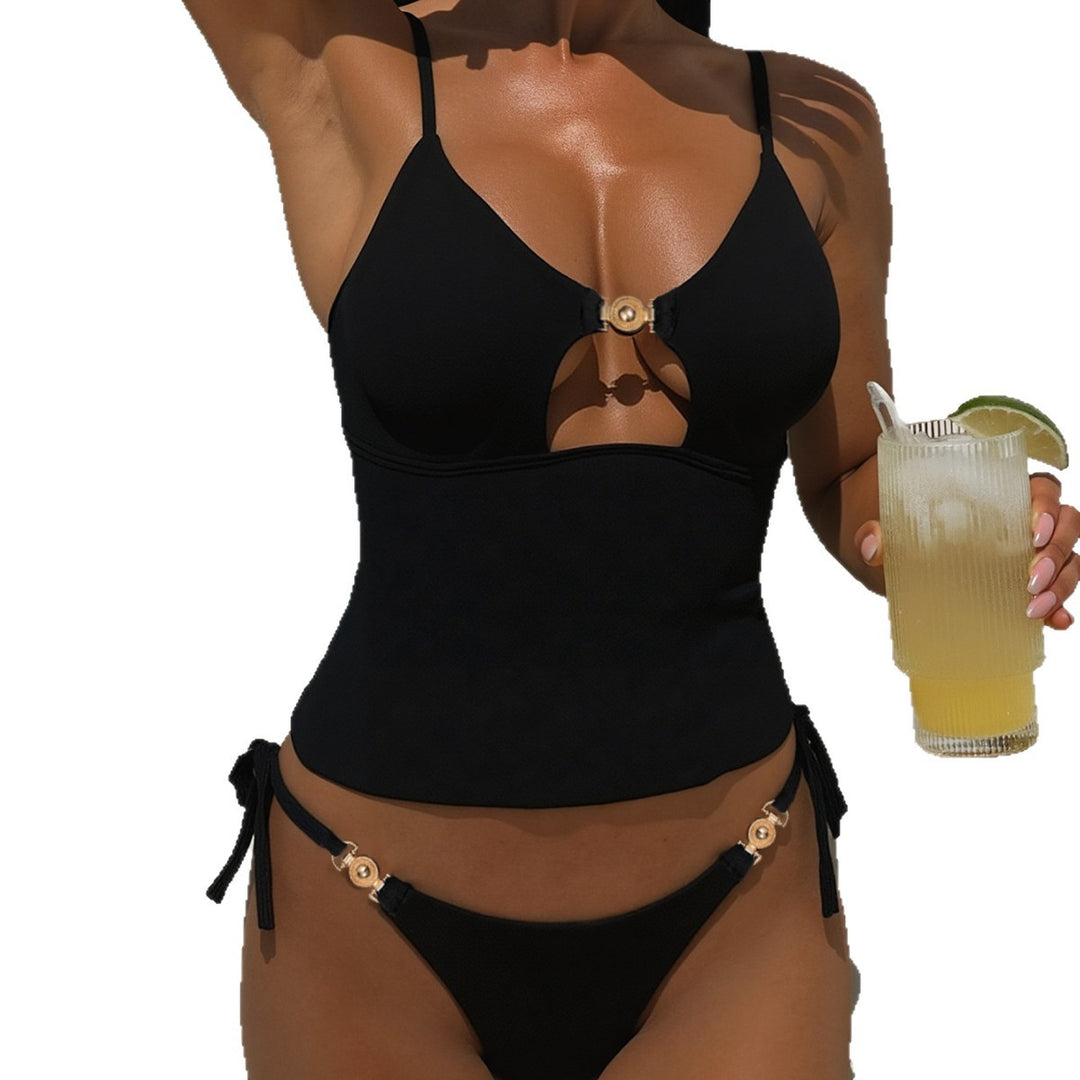 Damen Zweiteiliges Bade-Set mit modischem Cut-Out Echo Archiv