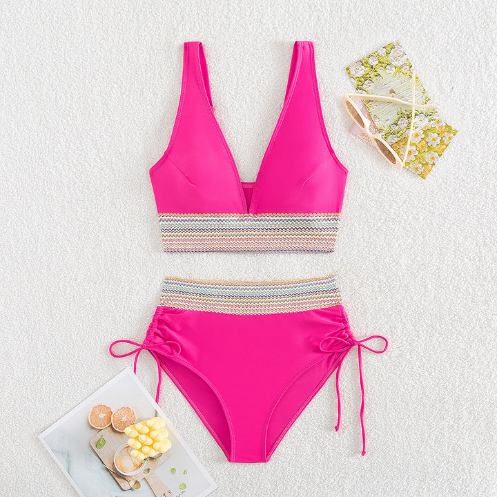 Damen Hochgeschnittener Sportbikini Echo Archiv