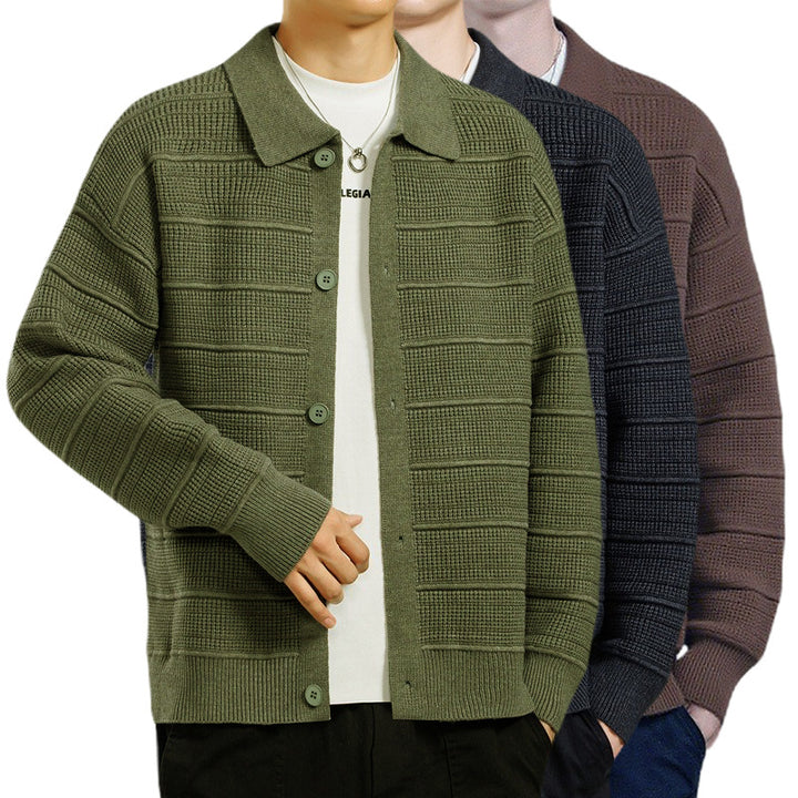 Herren Modische Strickjacke Echo Archiv