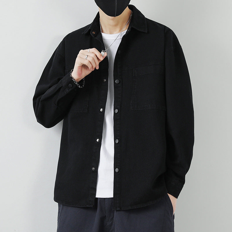 Herren Lässige Overshirt-Jacke Echo Archiv