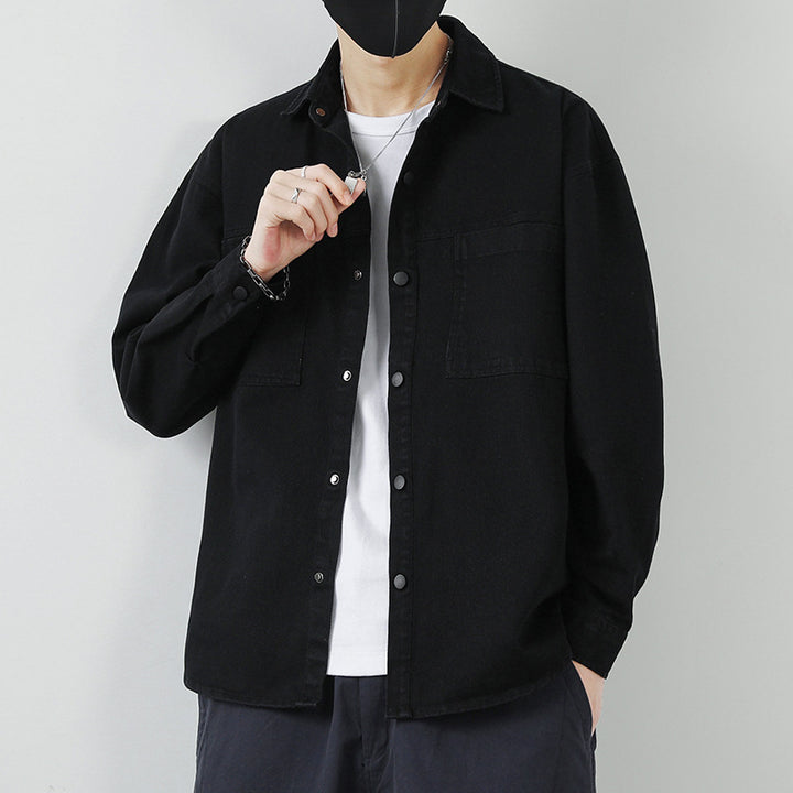 Herren Lässige Overshirt-Jacke Echo Archiv