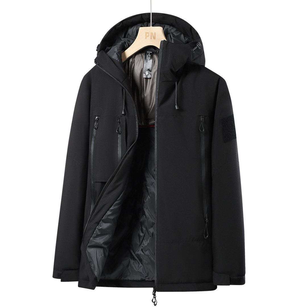 Herren Funktionsjacke mit isolierender Füllung und praktischem Kapuzen-Design Echoarchiv