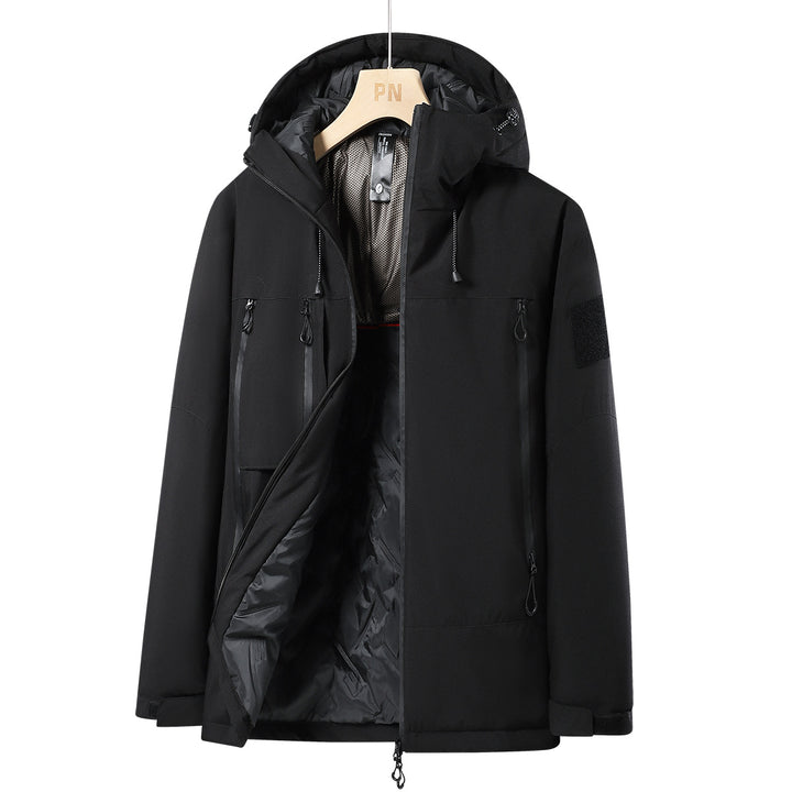 Herren Funktionsjacke mit isolierender Füllung und praktischem Kapuzen-Design Echoarchiv