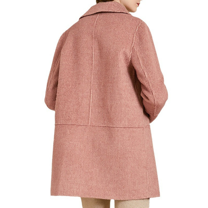 Damen zeitloser Bouclé-Mantel Echoarchiv