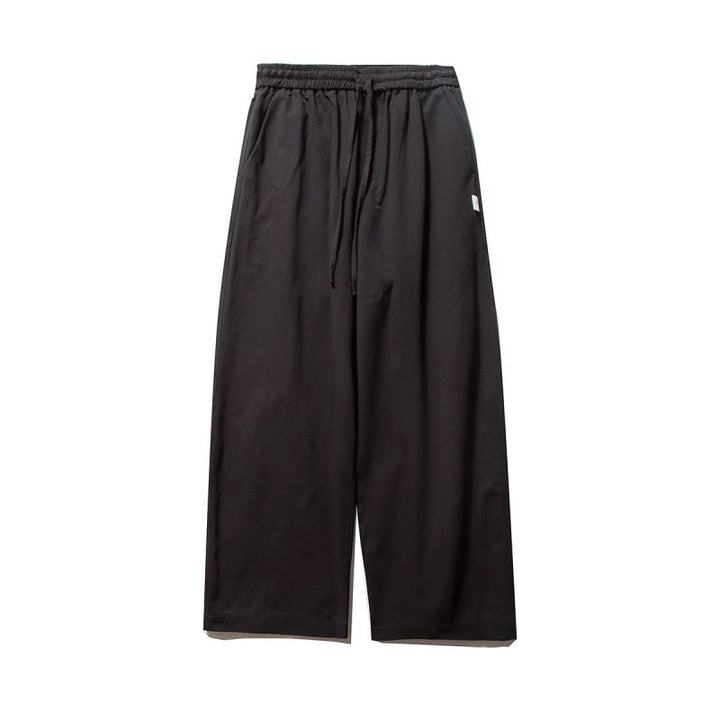 Unisex Weite Culotte-Hose mit elastischem Bund und Kordelzug Echo Archiv