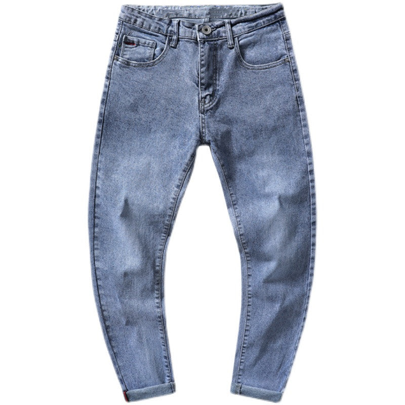 Herren Lässige Denim Cargo-Hose Echoarchiv