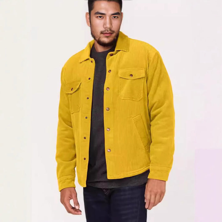Herren Cordjacke mit praktischen Brusttaschen und weichem Innenfutter Echoarchiv