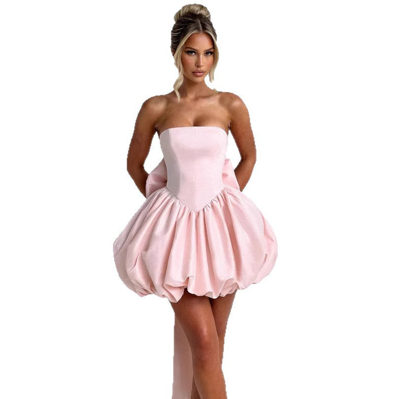Damen Ballkleid mit voluminösem Rock und schulterfreiem Design Echo Archiv