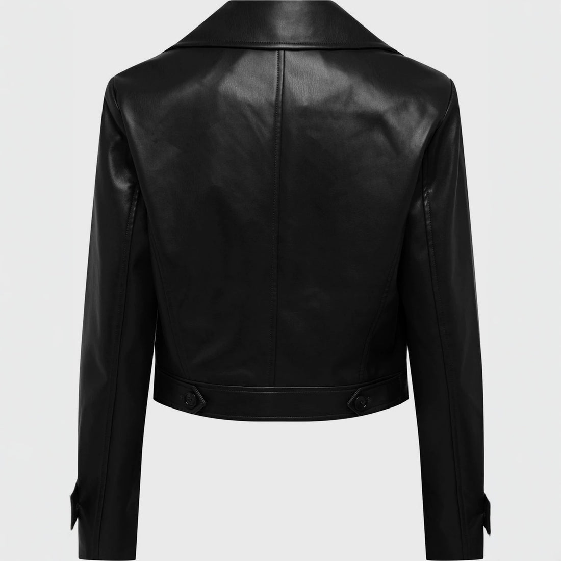 Damen Cropped Lederjacke – Velloura