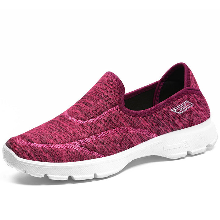 Damen nan elastische Schlupf-Sneaker mit orthopädischer Mittelfußstütze und rutschfester EVA-Sohle Echo Archiv