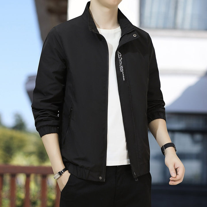 Herren Leichte Outdoorjacke mit hohen Kragen Echo Archiv