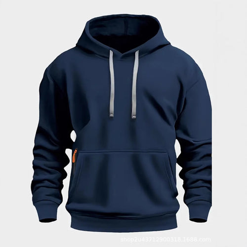 Herren sportlicher Kapuzenpullover mit praktischen Taschen und atmungsaktivem Material Echoarchiv
