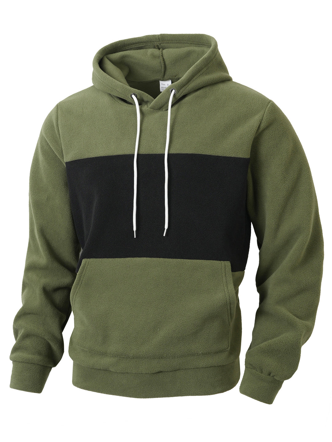 Herren Fleece-Hoodie mit übergroßem Kragen Echoarchiv