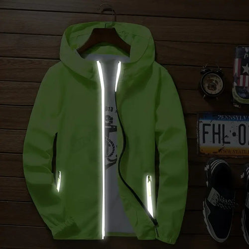 Herren leichte Funktionsjacke mit reflektierenden Details Echoarchiv