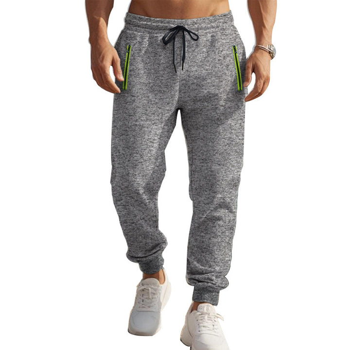 Herren sportliche Jogginghose mit praktischem Reißverschluss und elastischem Bund Echoarchiv