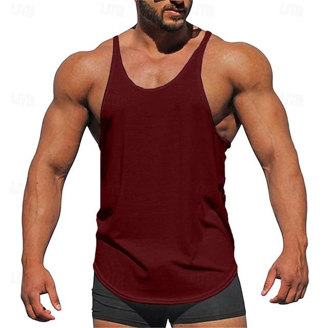 Herren Sportliches Muskelshirt mit Unterarmfreien Schnitt und atmungsaktiven Stoffen Echoarchiv