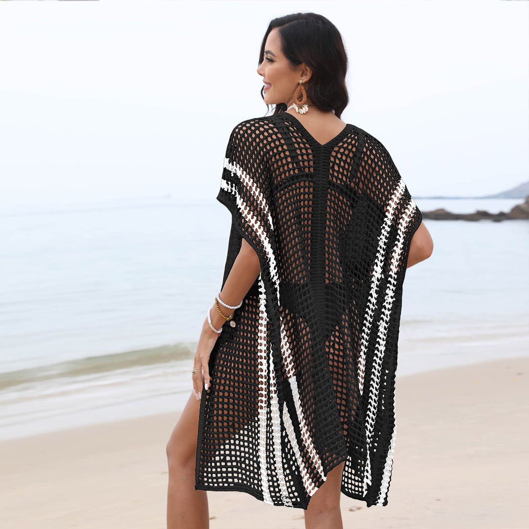 Damen Strickkimono aus luftigem Netzmaterial Echo Archiv