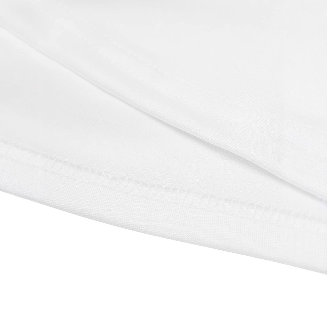 Damen Crop-T-Shirt mit fröhlichem Kirschmuster und verspieltem Schriftzug Echo Archiv