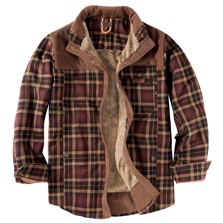 Herren Flanelljacke mit kuscheligem Innenfutter Echoarchiv