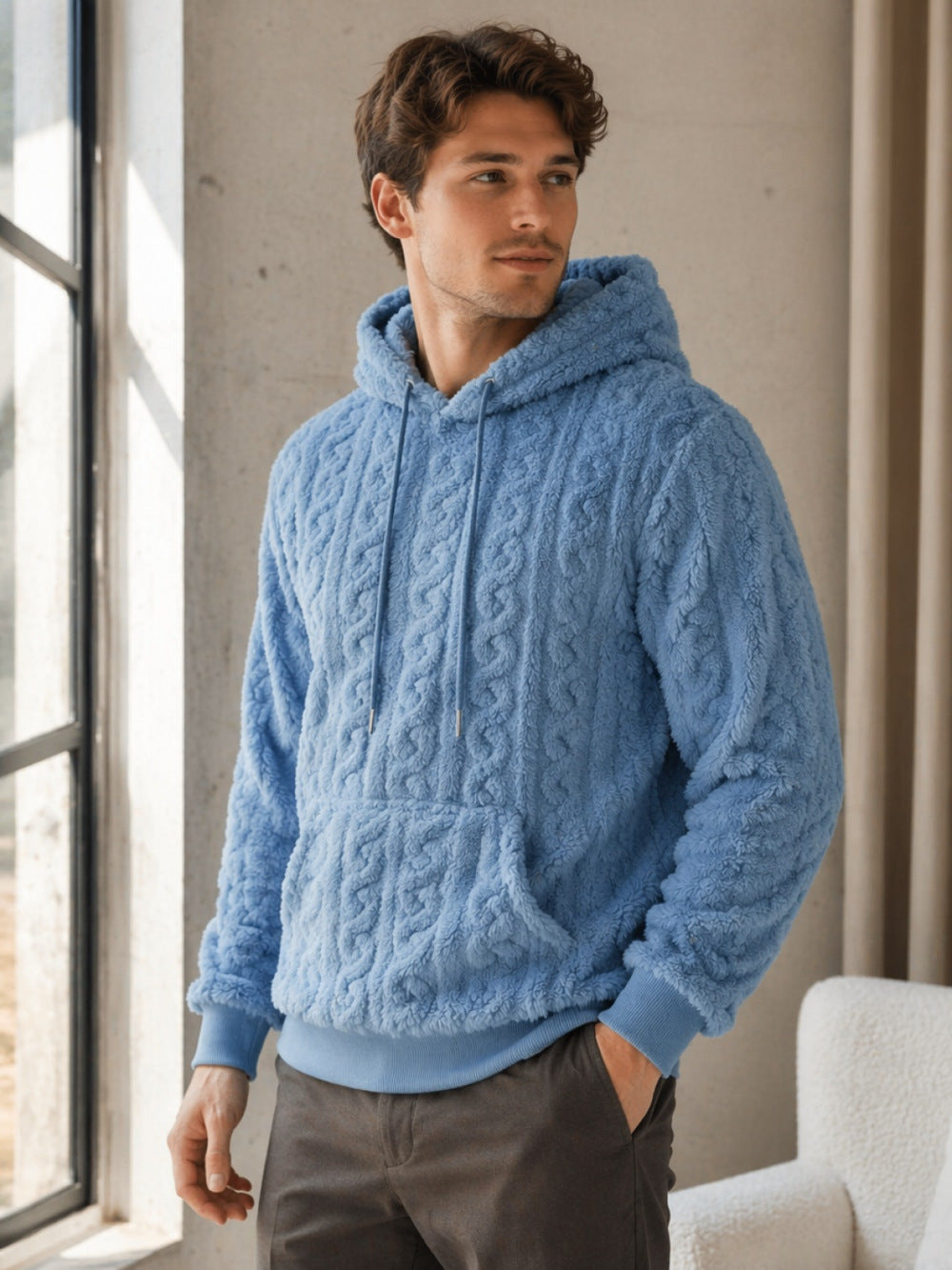 Herren Gemütlicher Kapuzenpullover Echo Archiv