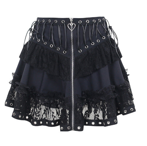 Damen Nachthemd mit zarter Spitze und floralem Design Echo Archiv