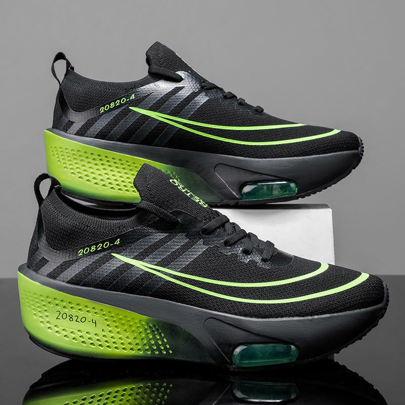 Unisex Profi-Tempo-Laufschuh mit sichtbarer Fersen-Airunit und atmungsaktivem Monofilament-Obermaterial – Tavélo