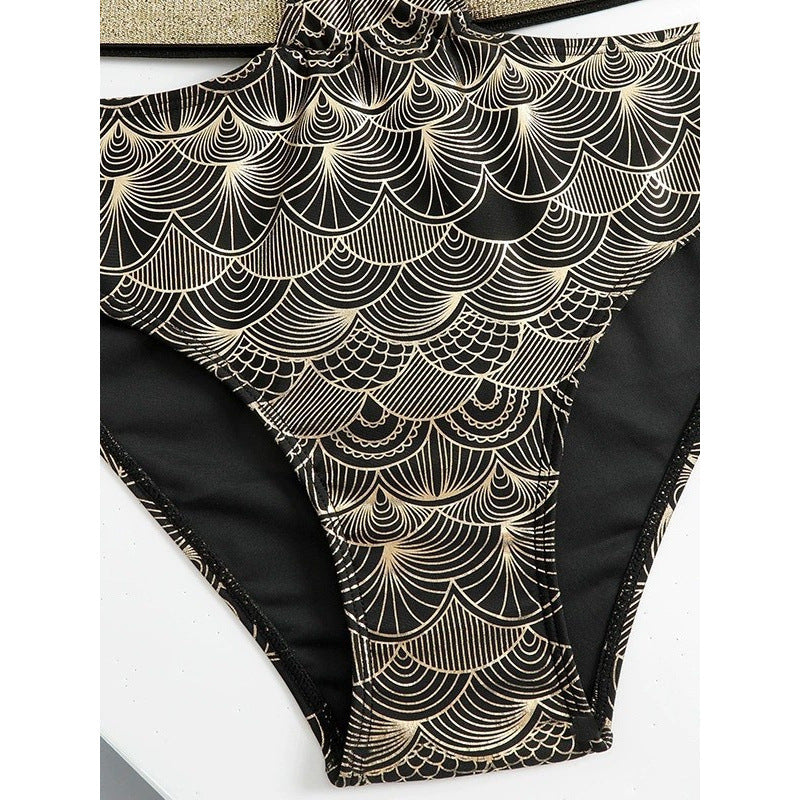Damen Triangel-Bikini mit glamourösem Wickel-Design und eleganten Akzenten Echo Archiv