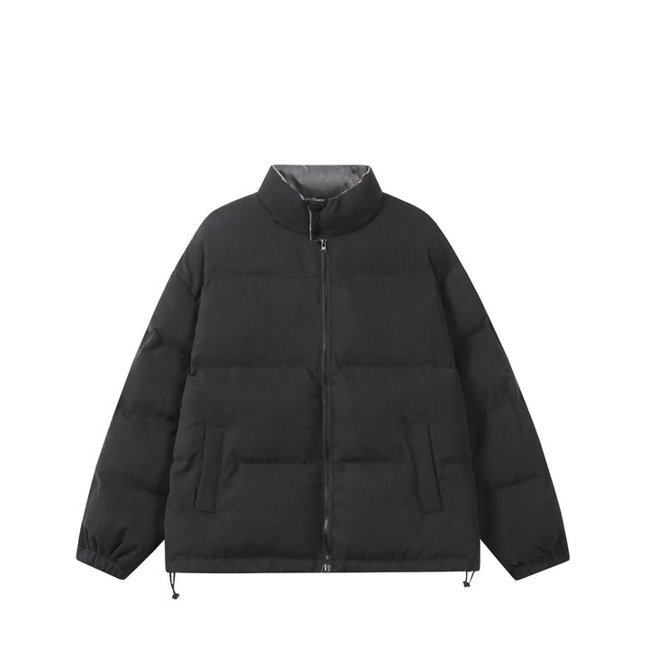 Damen Wattierte Boxy-Steppjacke mit hohem Stehkragen Echoarchiv