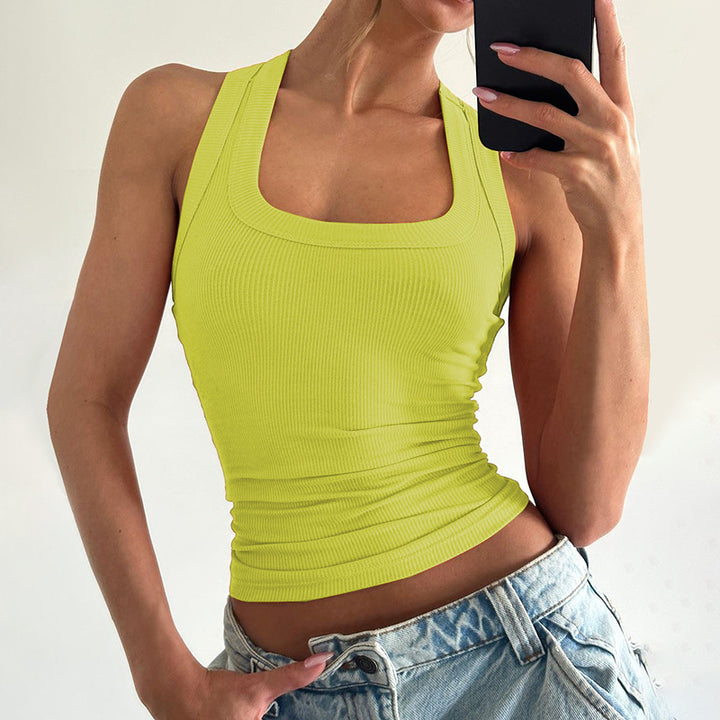 Damen Sportliches Crop-Top Echo Archiv