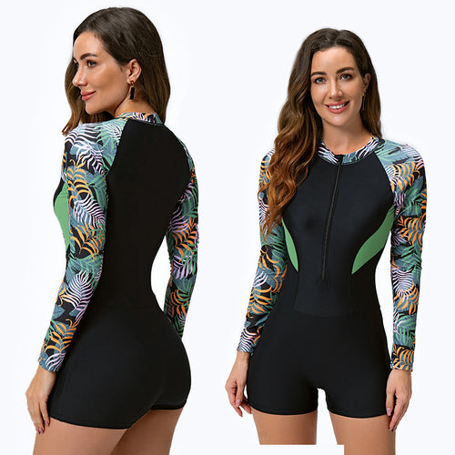 Damen Surfanzug mit langem Arm und sportlichem Design Echo Archiv
