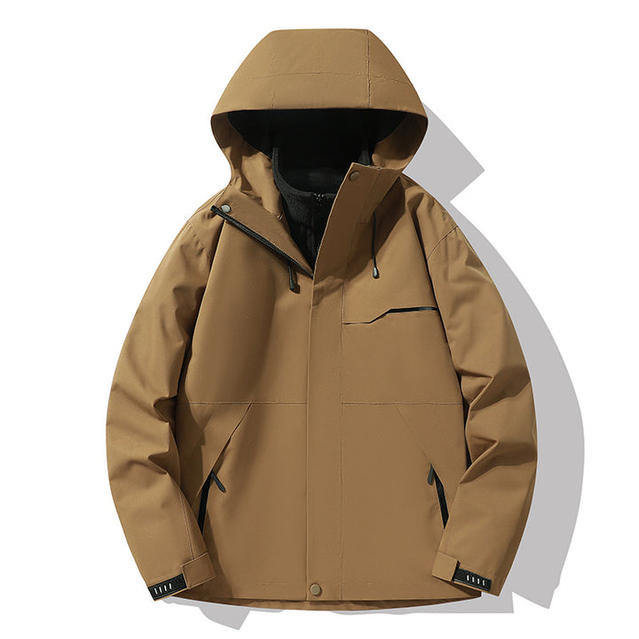 Herren Wetterfeste Outdoor Jacke Echo Archiv
