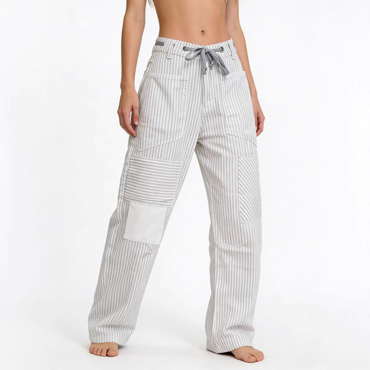 Damen weite Cargo-Hose mit praktischen Taschen und einzigartigem Design Echo Archiv