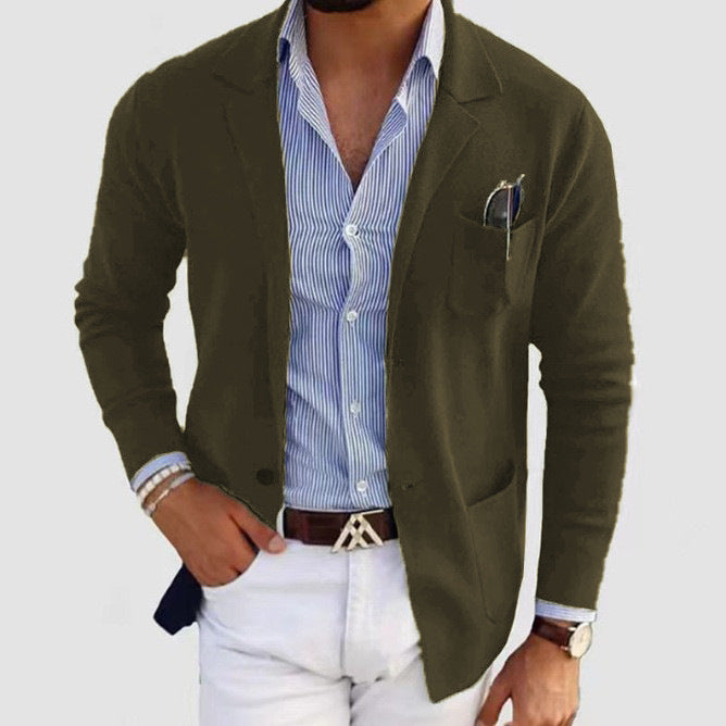 Herren modischer Strickblazer Echoarchiv