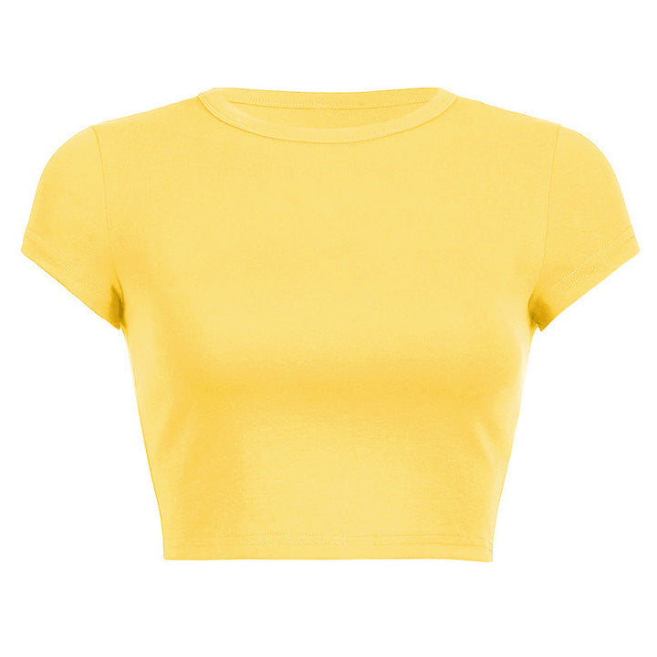 Damen Figurbetontes Crop-Top Echo Archiv