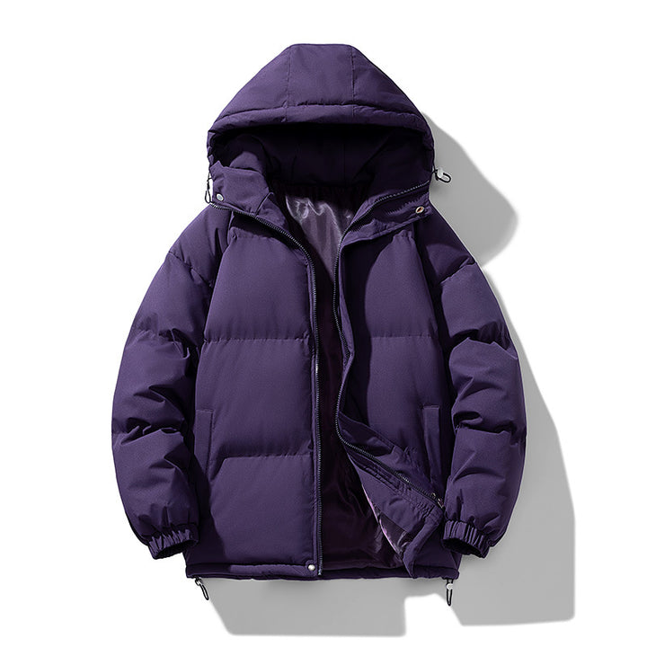 Unisex Gepolsterte Kapuzensteppjacke mit Thermoisolierung und verstellbarem Saum Echo Archiv