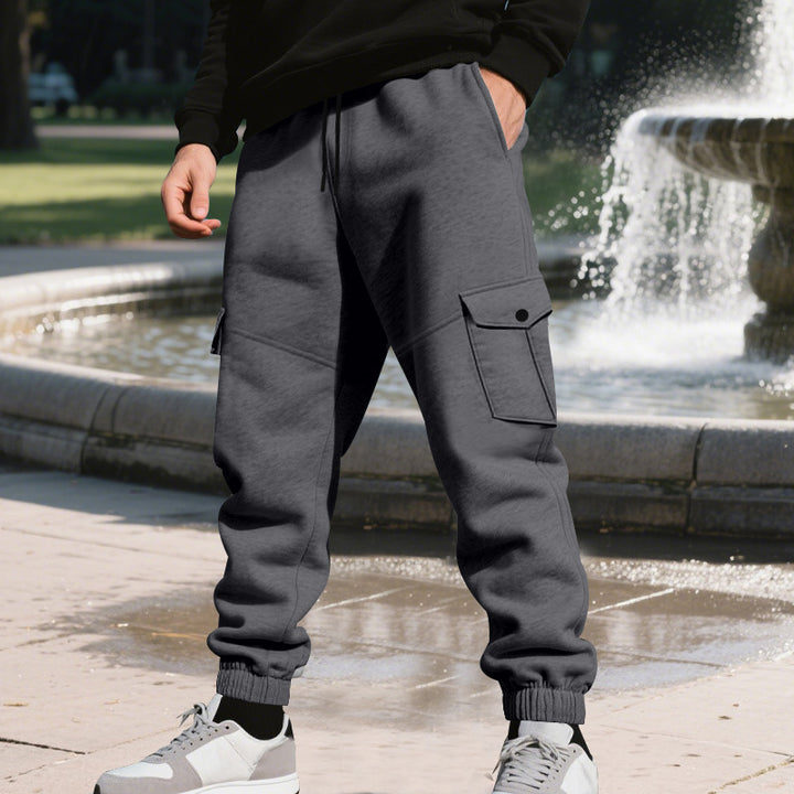 Herren Cargo-Jogginghose mit funktionalen Taschen und elastischem Bund Echoarchiv