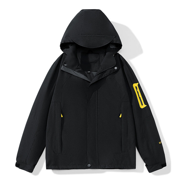 Herren Wetterfeste technische Outdoor-Jacke Echo Archiv